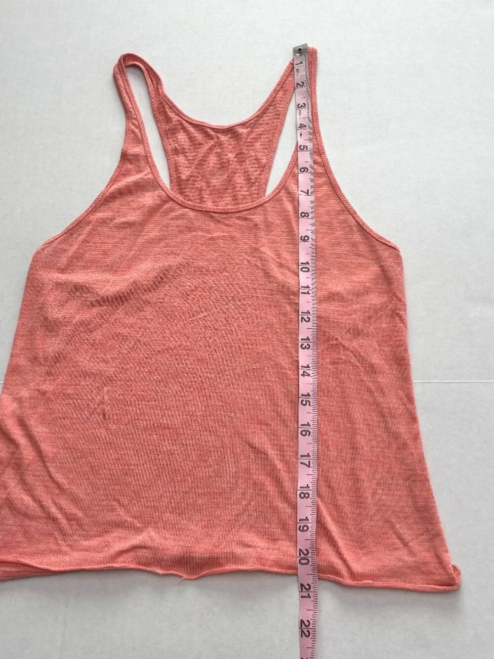 Lululemon Coral Racerback Tank Size Small